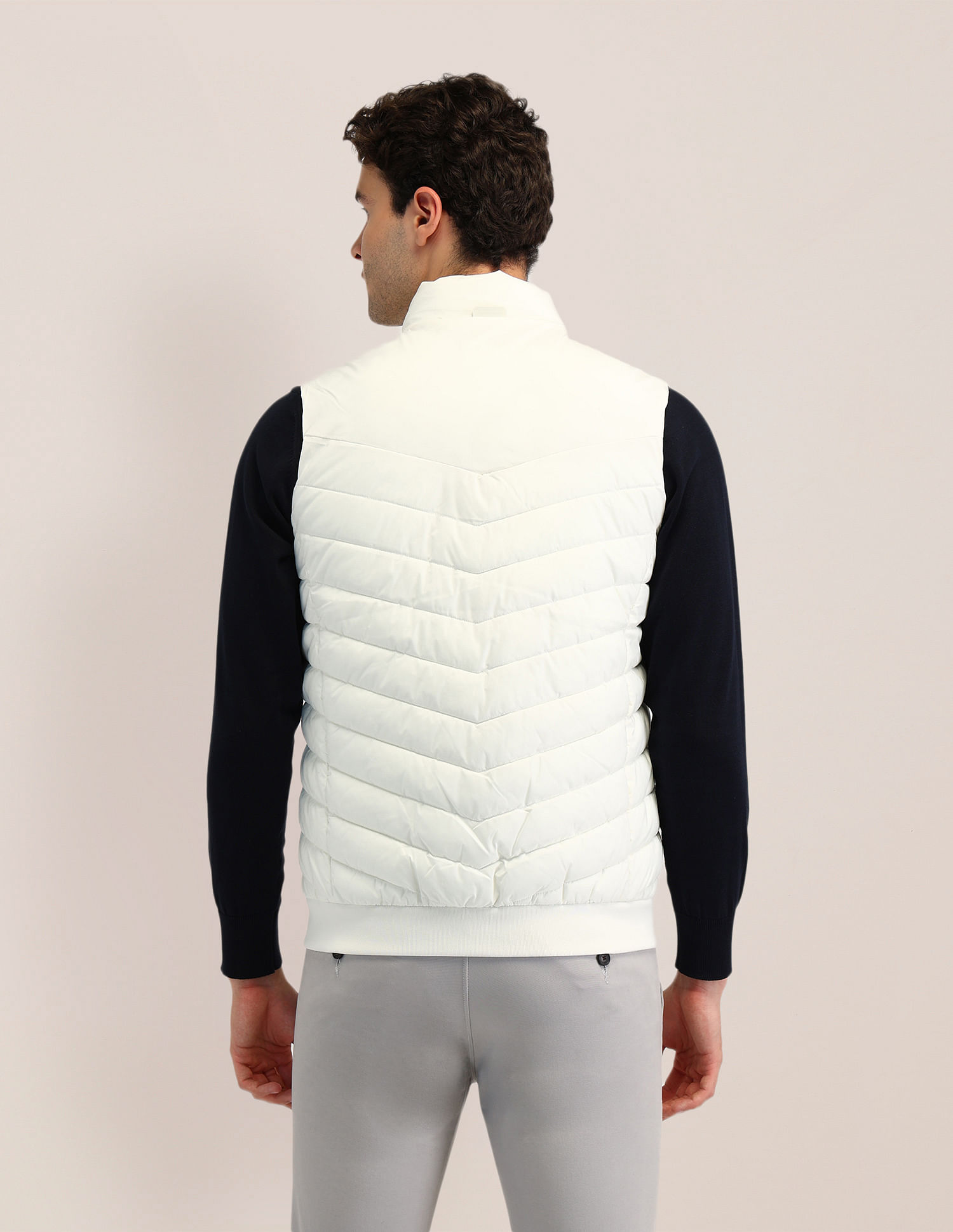 U.S. Polo Assn. Horizontal Stripes Regular Fit Jacket