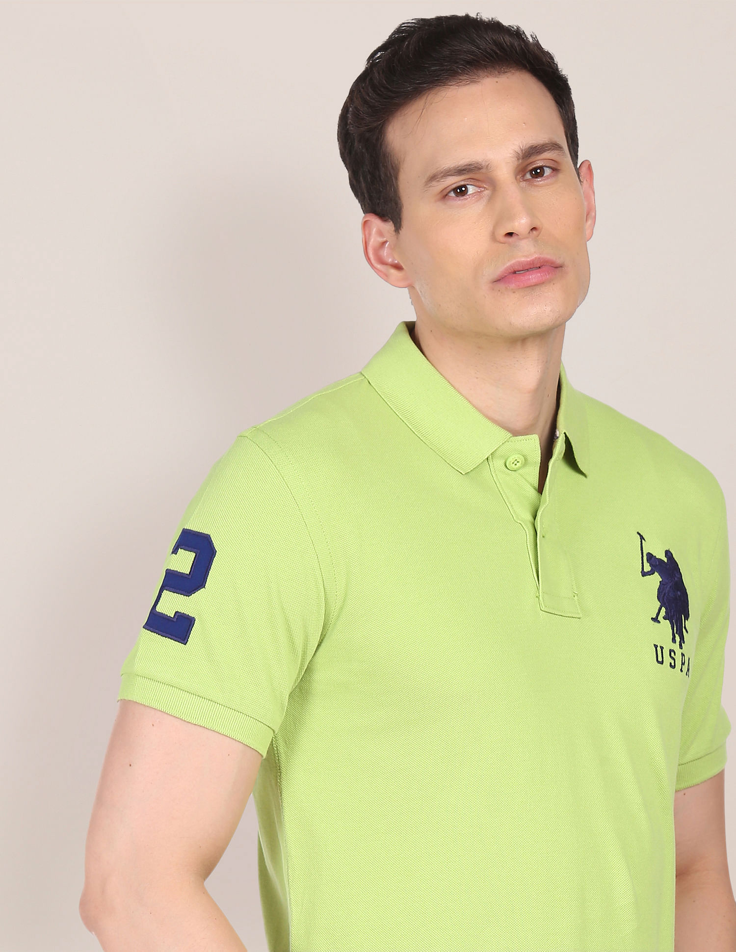 Buy U.S. Polo Assn. Compact Cotton Logo Polo Shirt - NNNOW.com