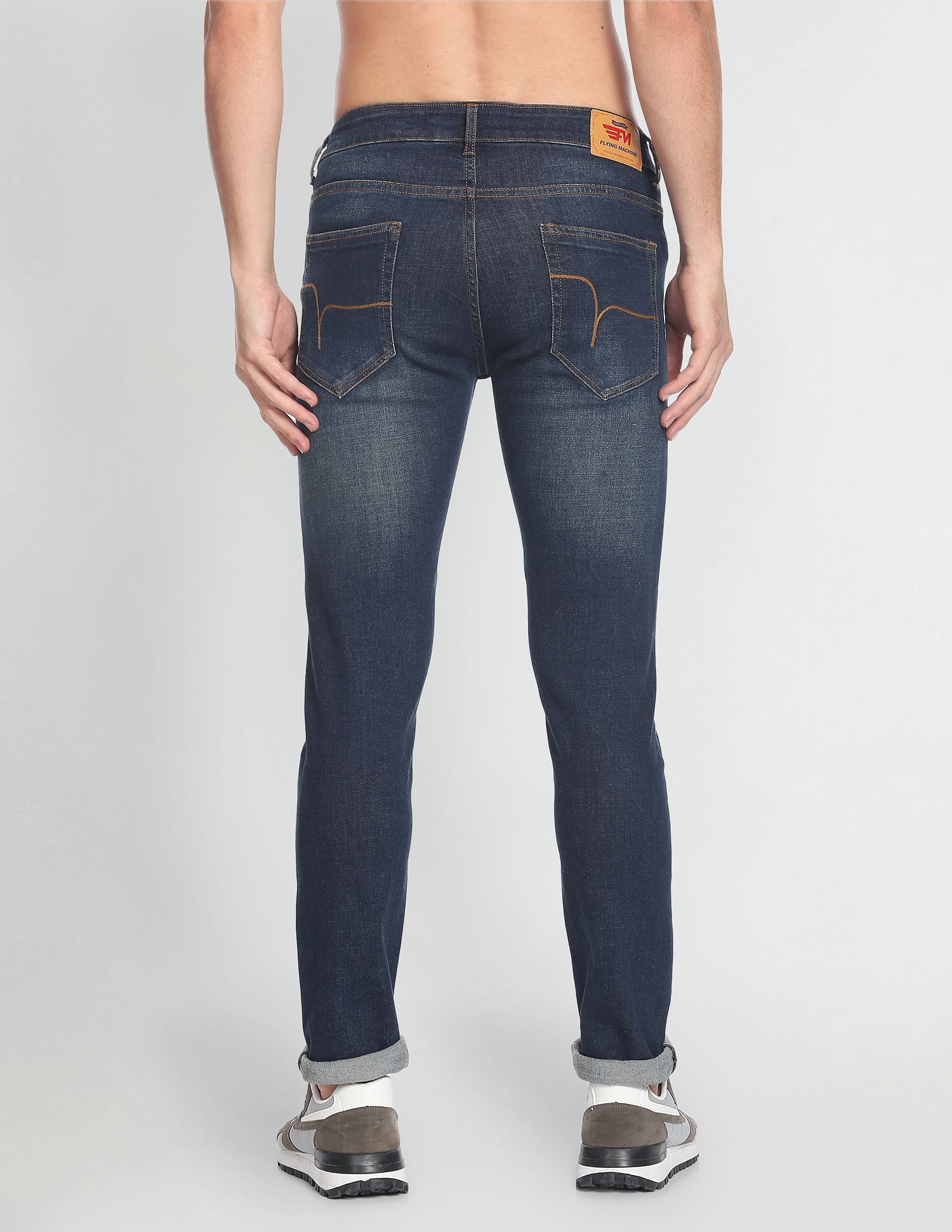 Flying Machine Stone Wash Jackson Super Skinny Fit Jeans