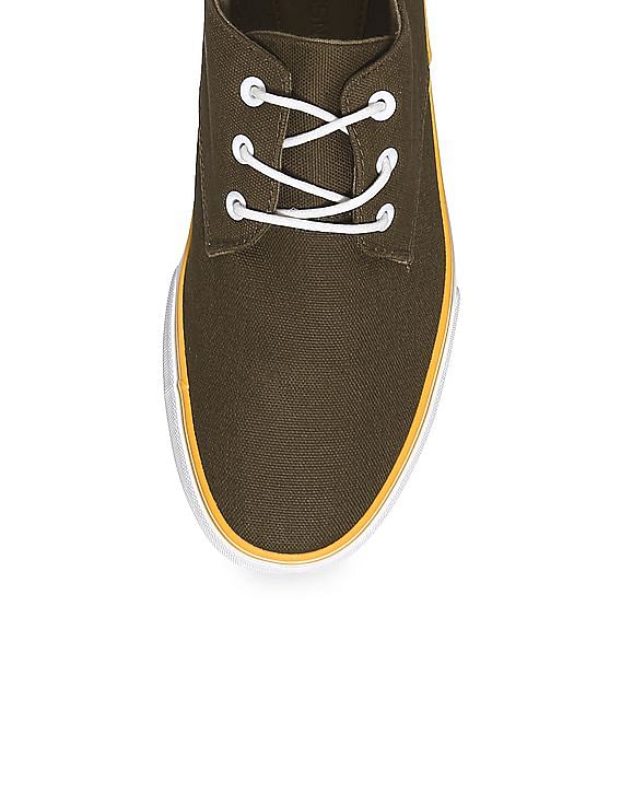 U.S. Polo Assn. Contrast Sole Canvas Nez Sneakers