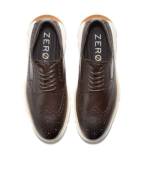 Cole Haan Men Dark Brown 4.Zerogrand Longwing Oxford Sneakers
