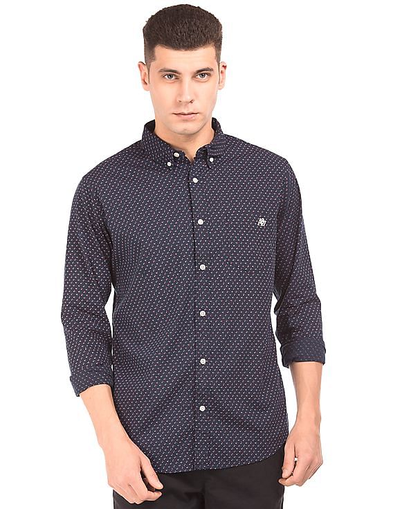 Aeropostale Regular Fit Printed Shirt