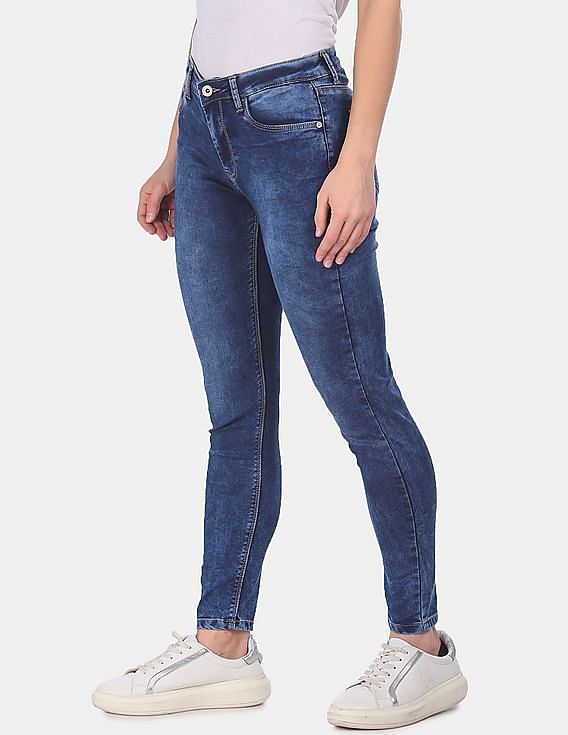 Flying Machine Women Mid Rise Veronica Skinny Fit Jeans