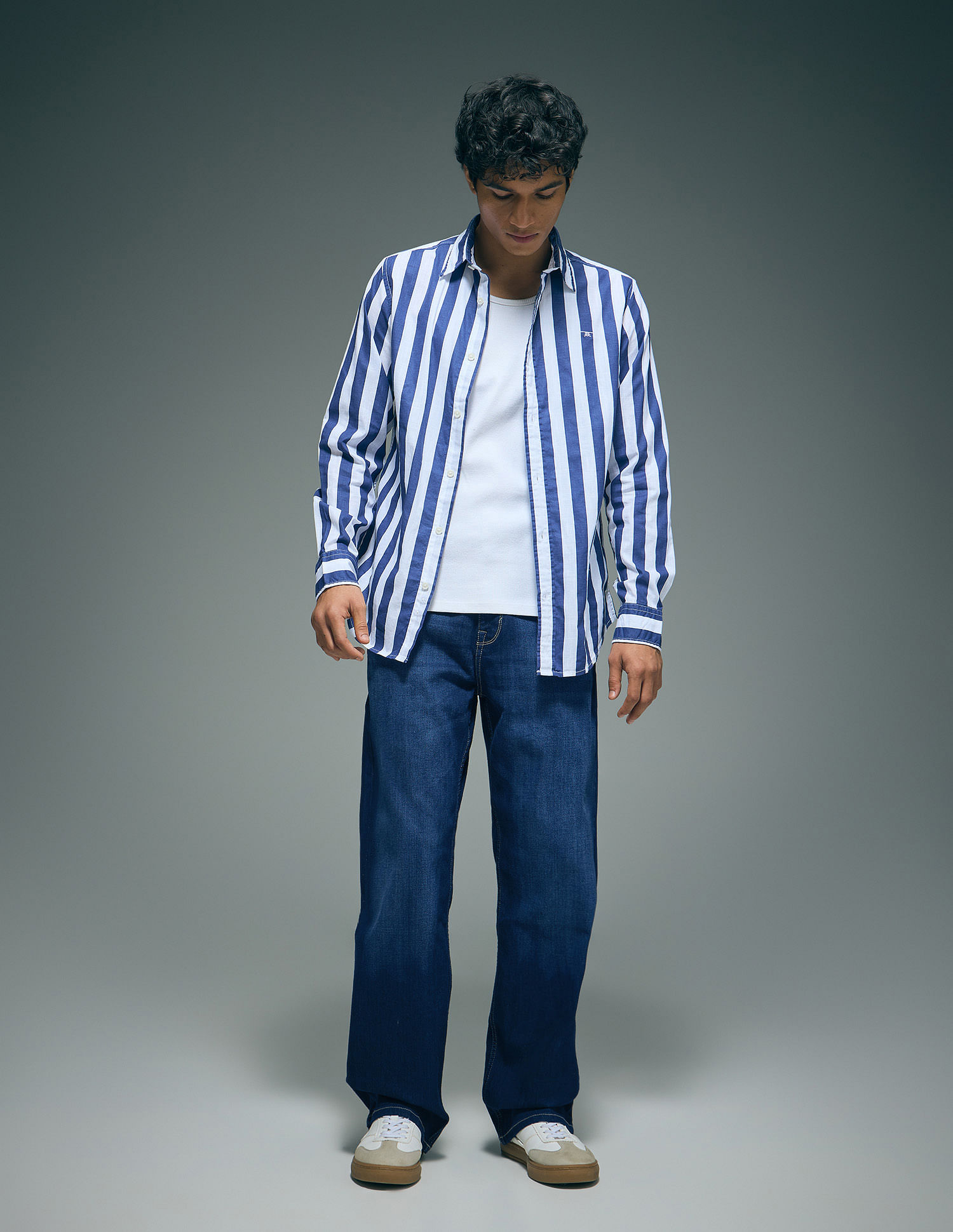 Flying Machine Cobain 90's Loose Fit High Rise Jeans