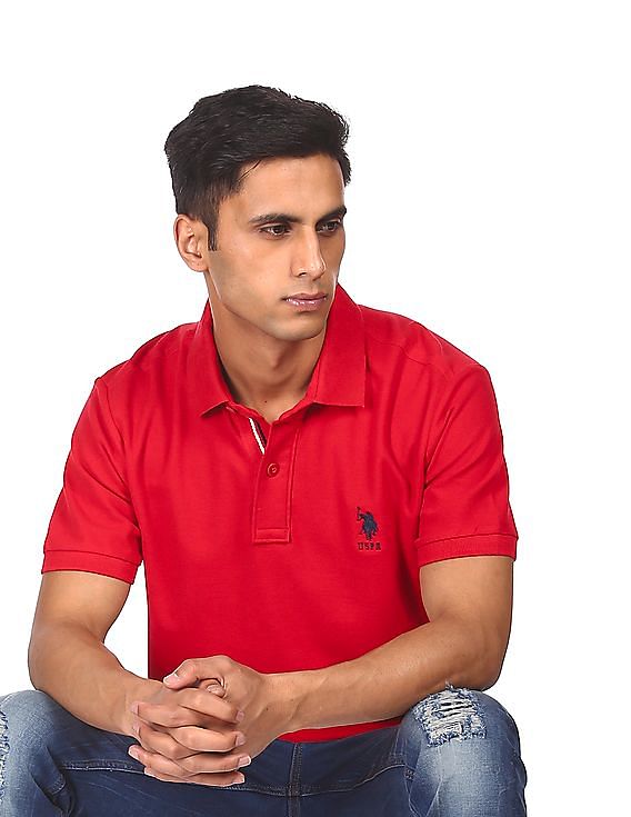 U.S. Polo Assn. Short Sleeve Brand Logo Polo Shirt