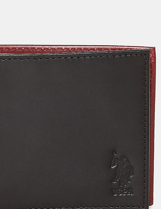 U.S. Polo Assn. Colour Block Leather Wallet