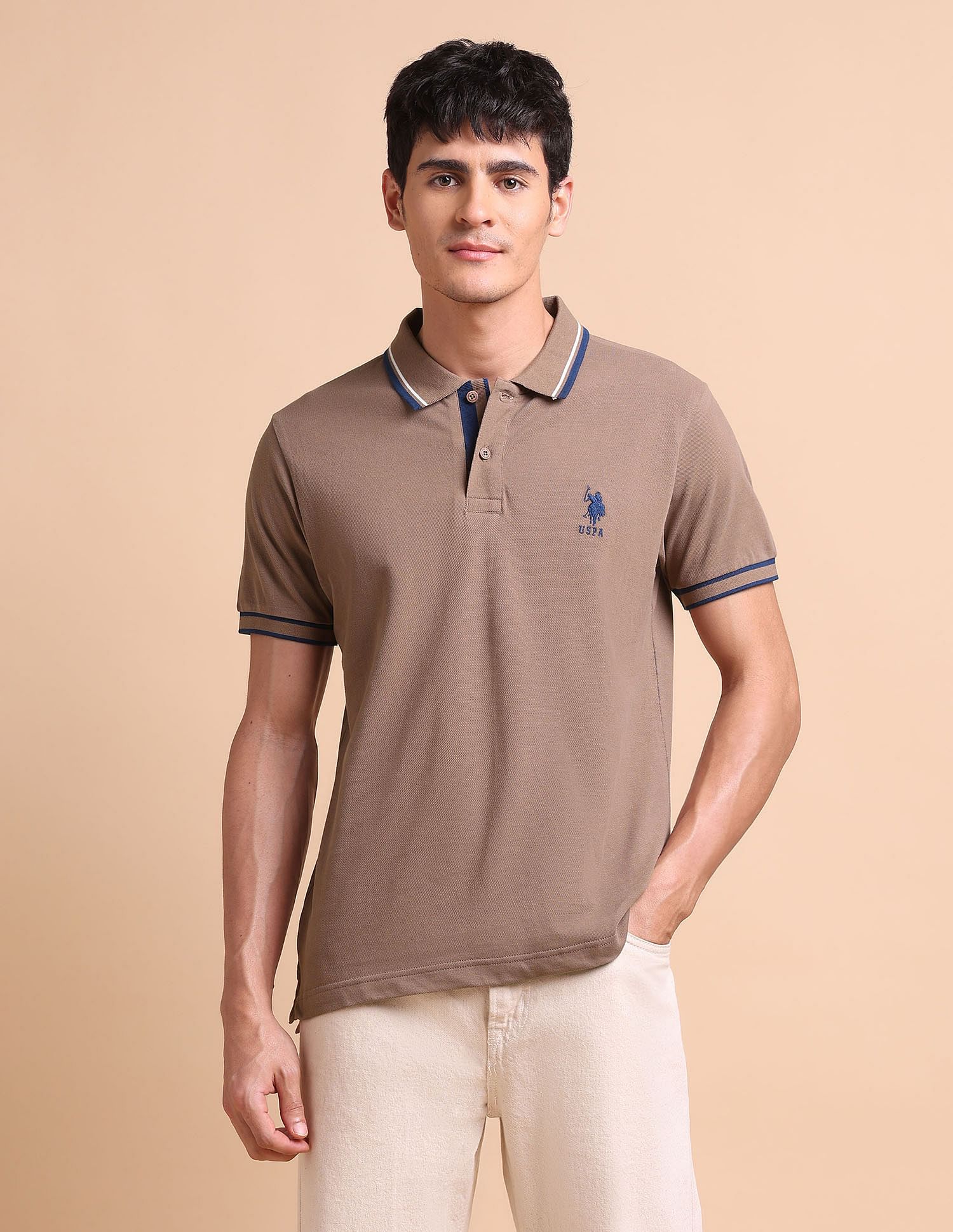 U.S. Polo Assn. Pure Cotton Slim Fit Polo Shirt