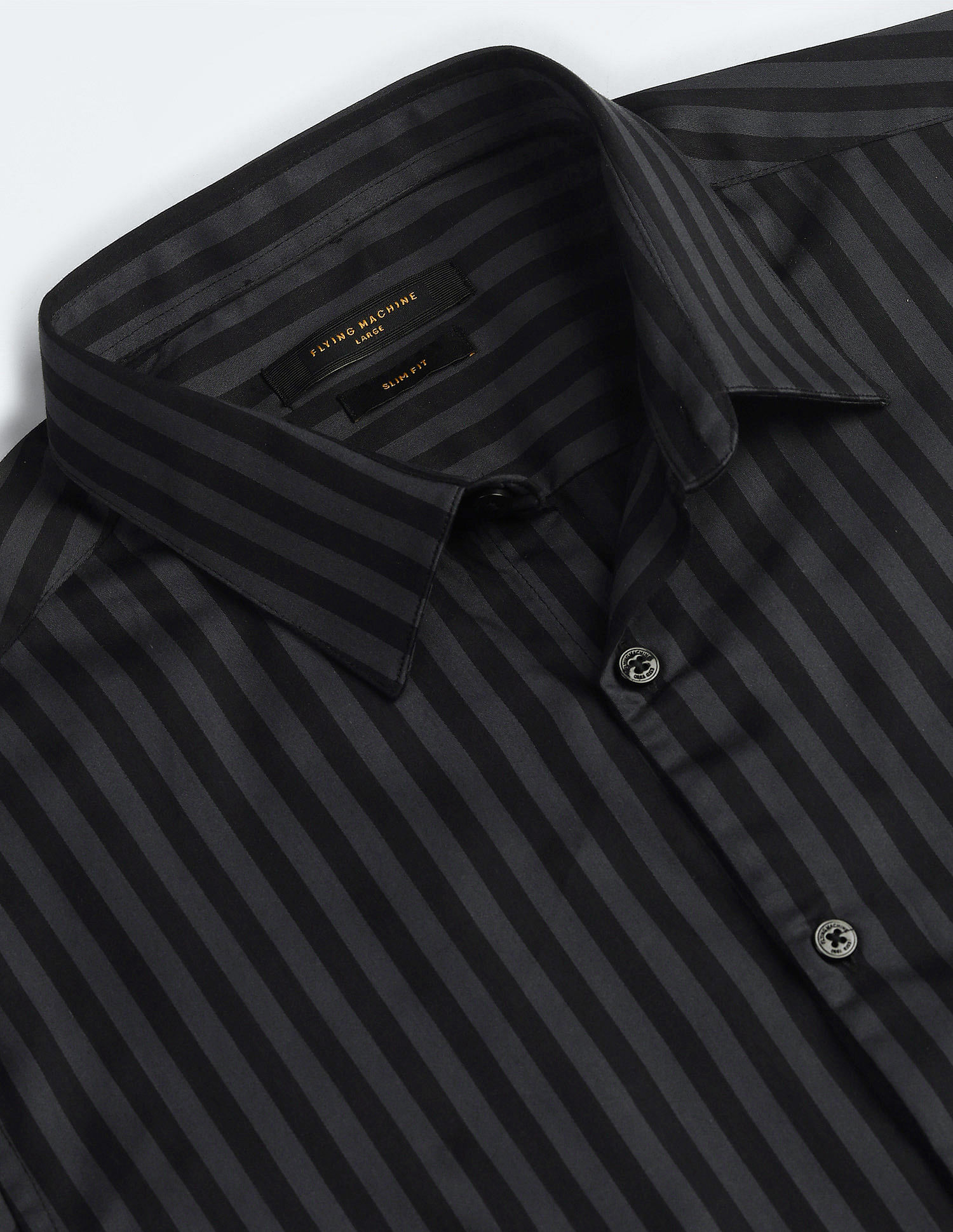 Flying Machine Vertical Stripe Slim Fit Shirt