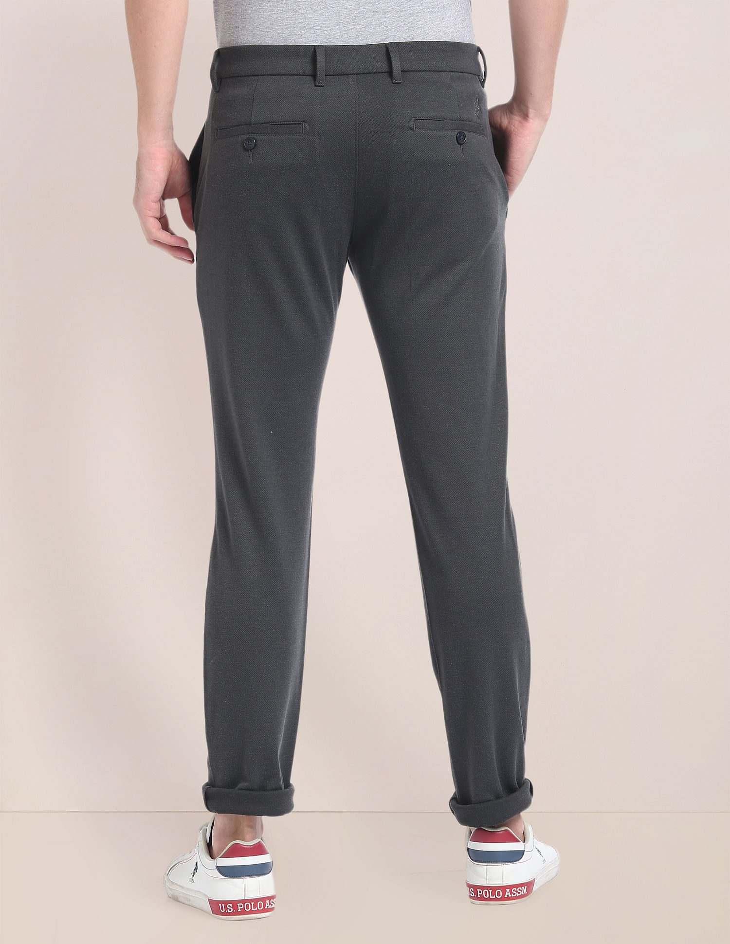 U.S. Polo Assn. Austin Trim Regular Fit Knit Trousers