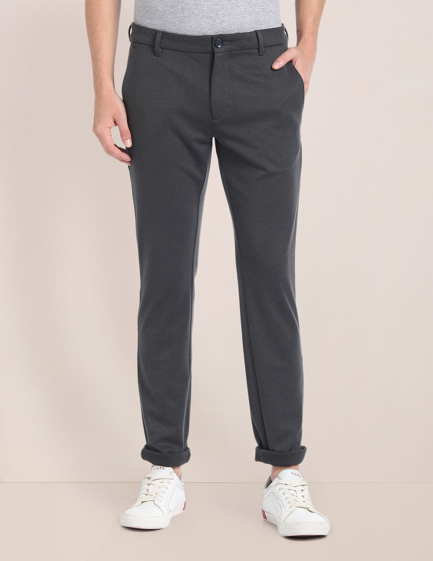 U.S. Polo Assn. Austin Trim Regular Fit Knit Trousers