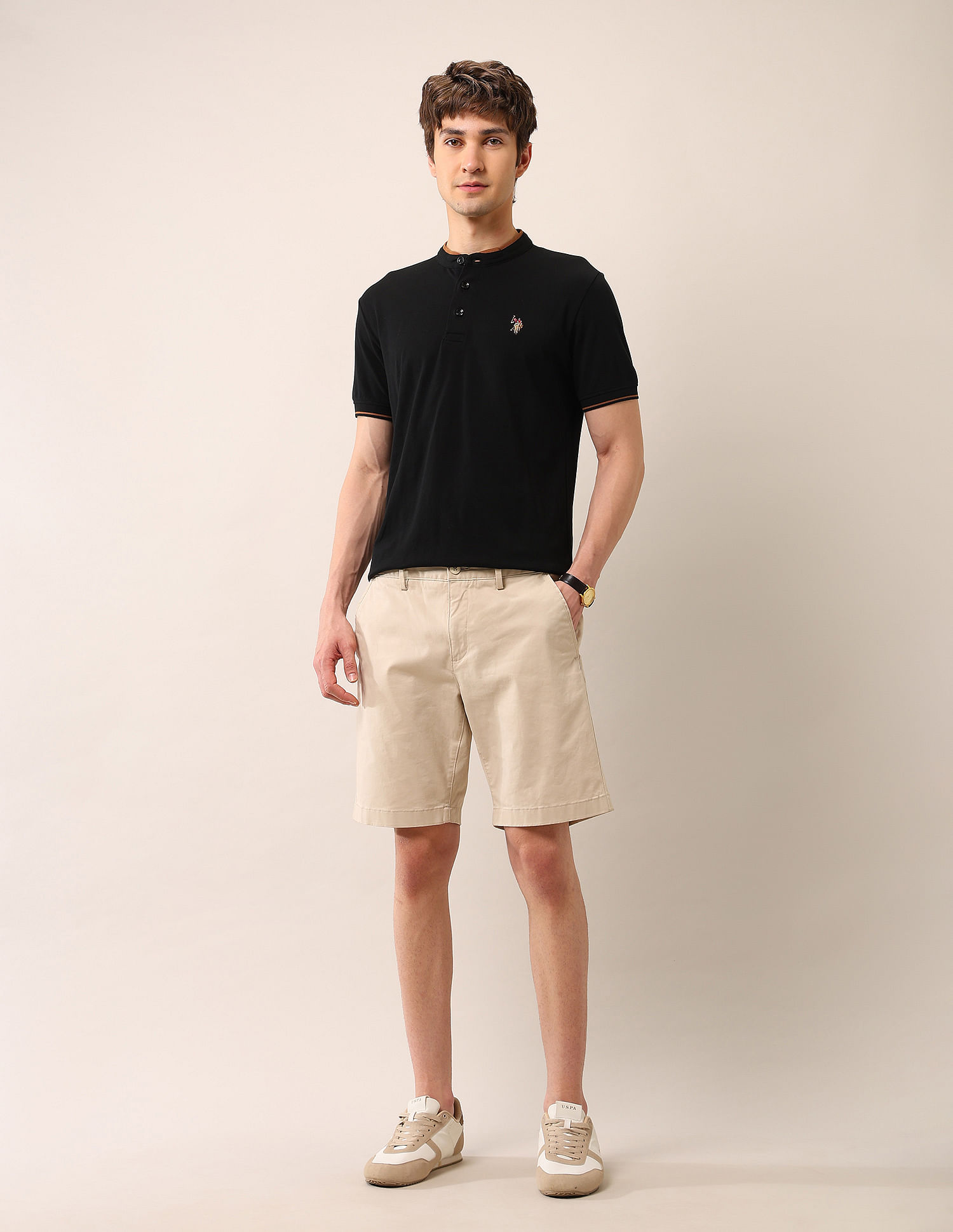 U.S. Polo Assn. Denim Co. Muscle Fit Pure Cotton Polo Shirt