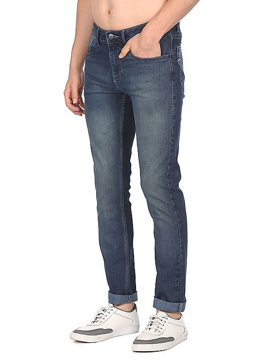 Flying Machine Mid Rise Michael Slim Tapered Fit Jeans