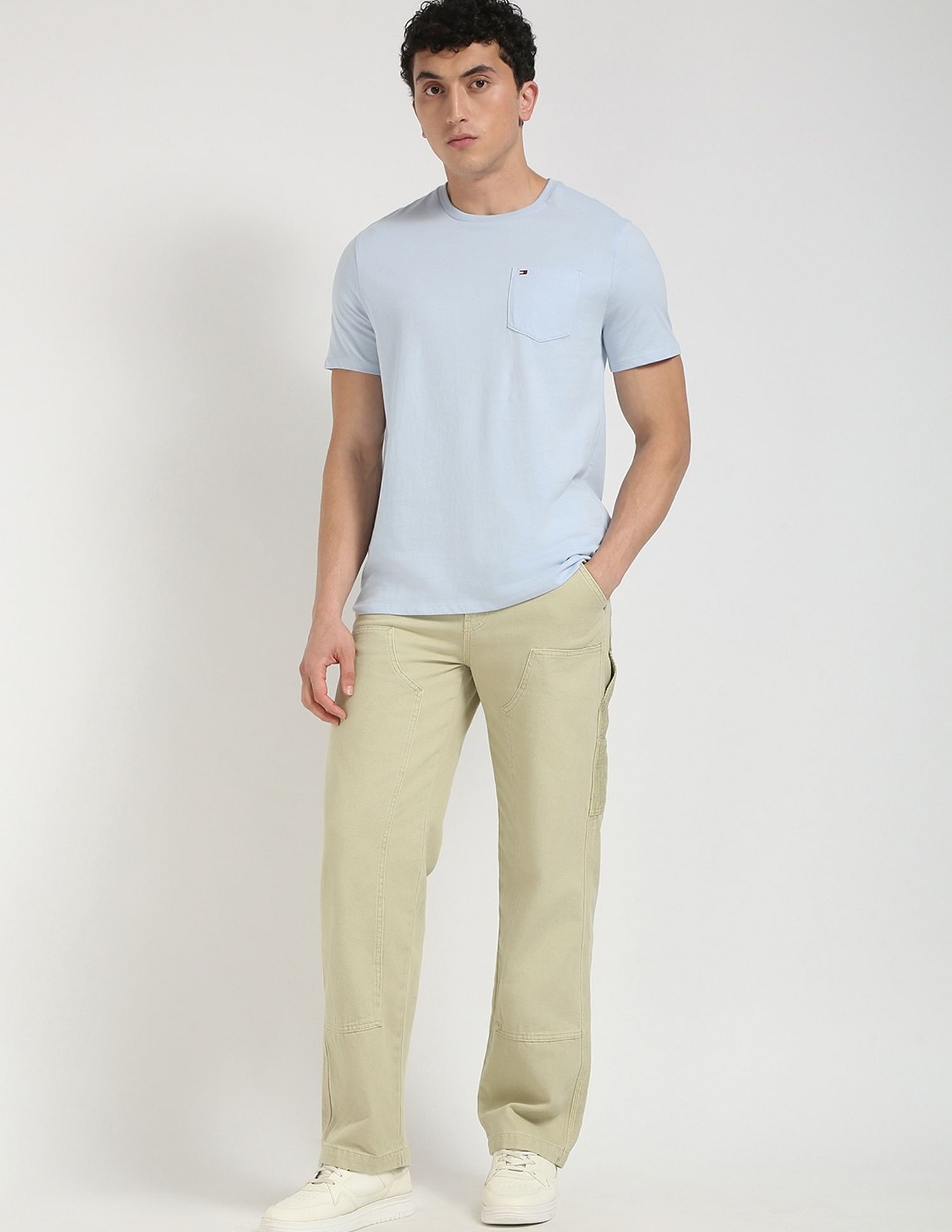Tommy Hilfiger Solid Regular-Fit Cotton T-Shirt