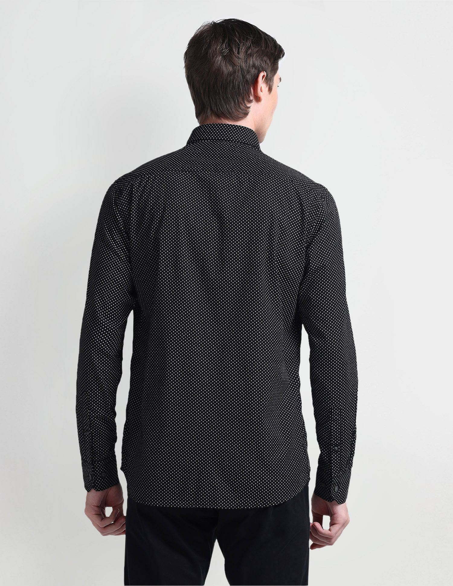 Arrow Sport Geometric Print Twill Shirt