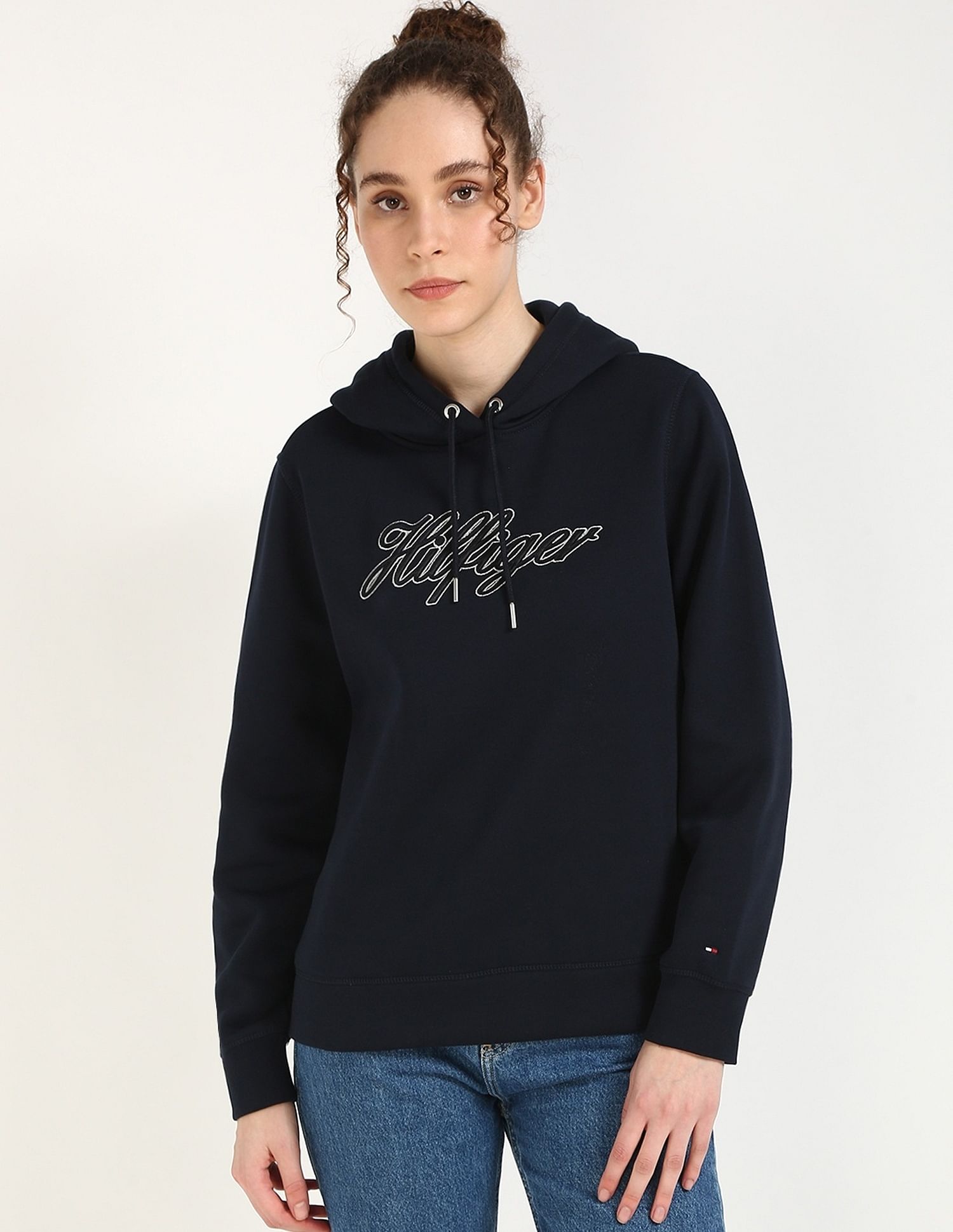 Tommy Hilfiger Regular-Fit Cotton Hooded Neck Sweatshirt
