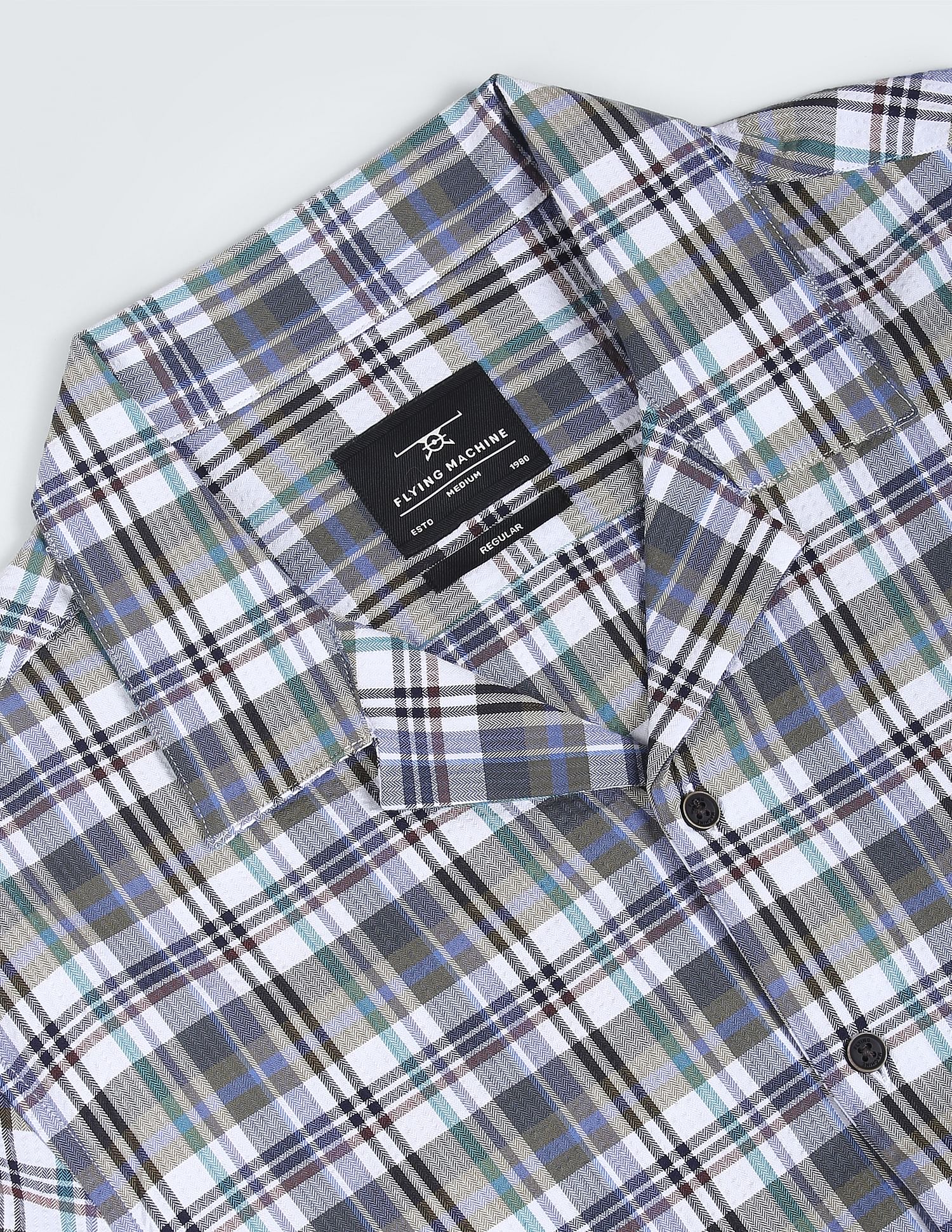 Flying Machine Tartan Check Cotton Shirt