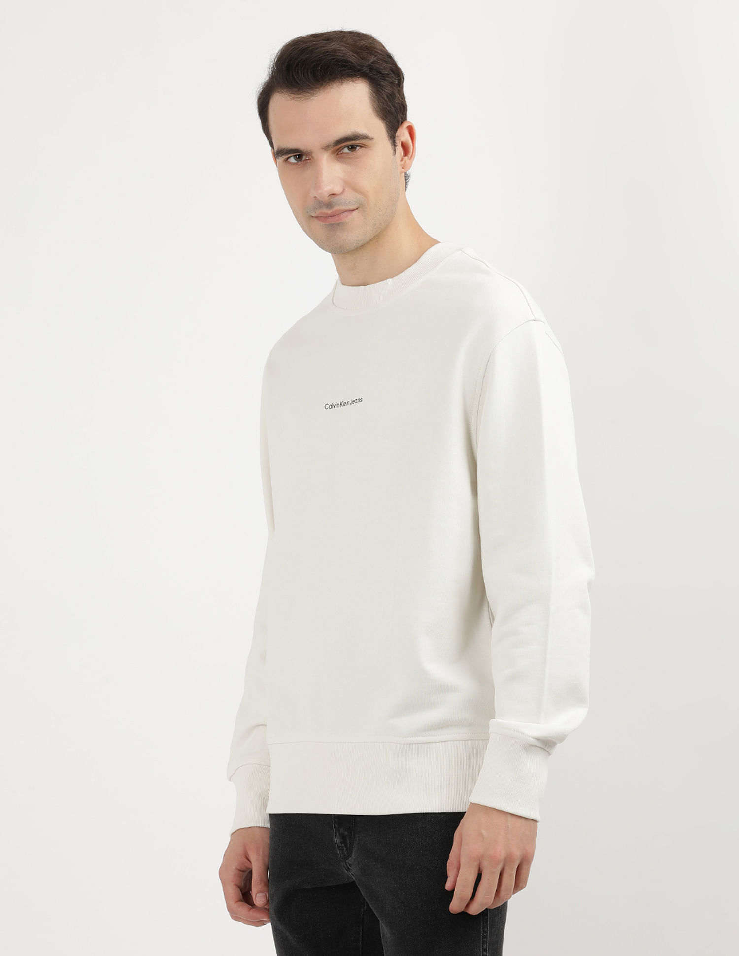 Calvin Klein City Grid Map Crew Neck Sweatshirt