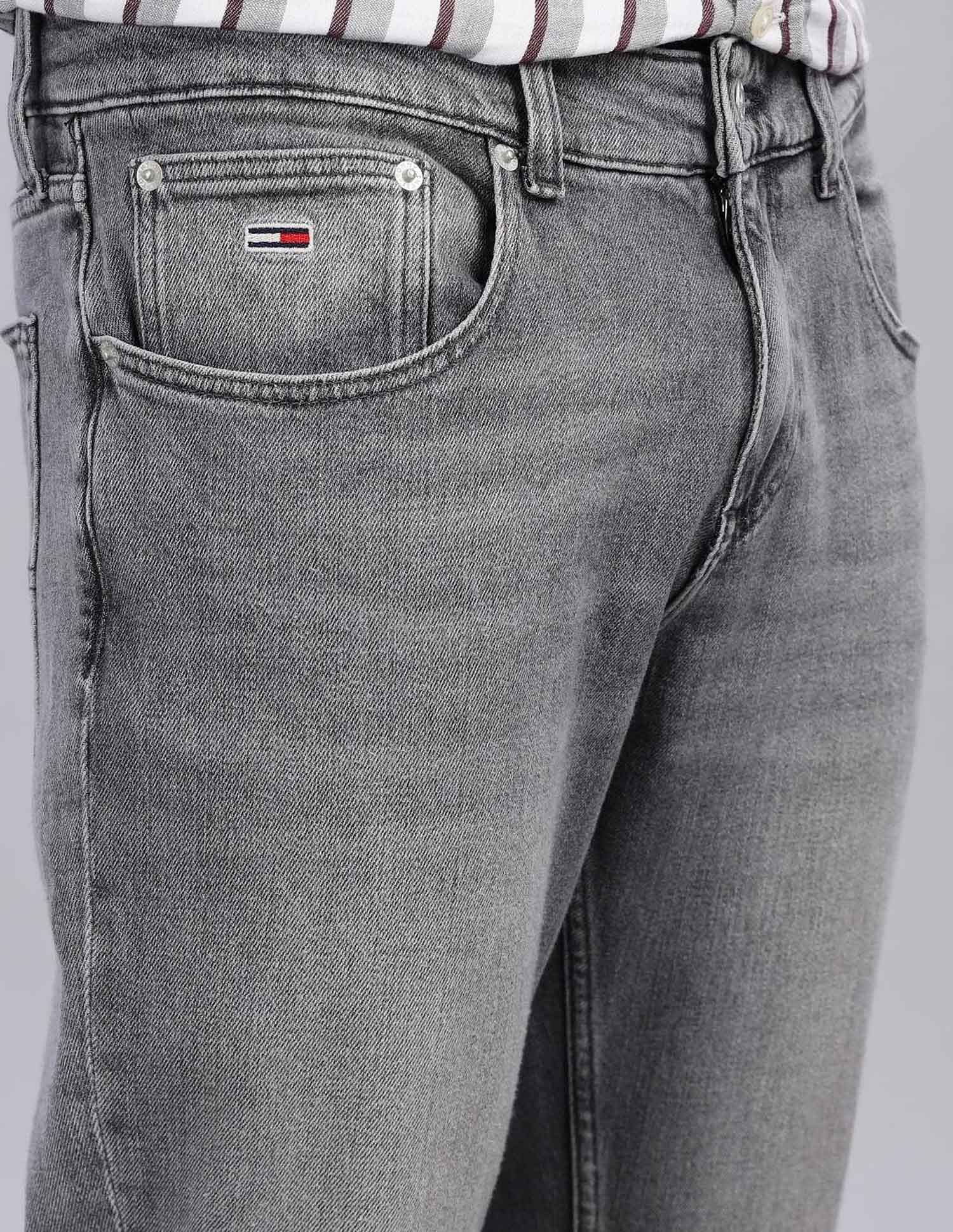 Tommy Hilfiger Light Washed Slim Fit Low Rise Jeans