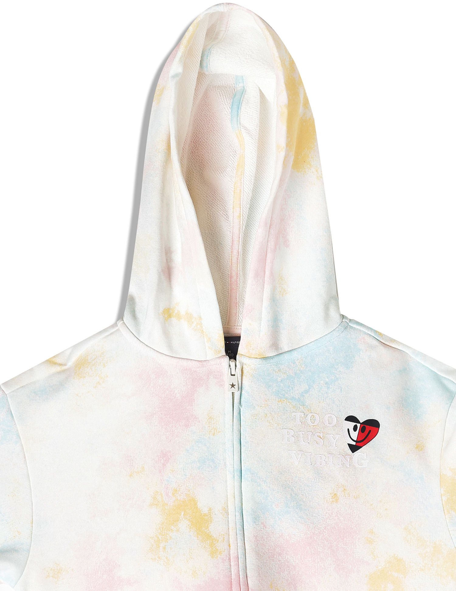 Tommy Hilfiger Kids Girls Tie And Dye Hooded Sweatshirt