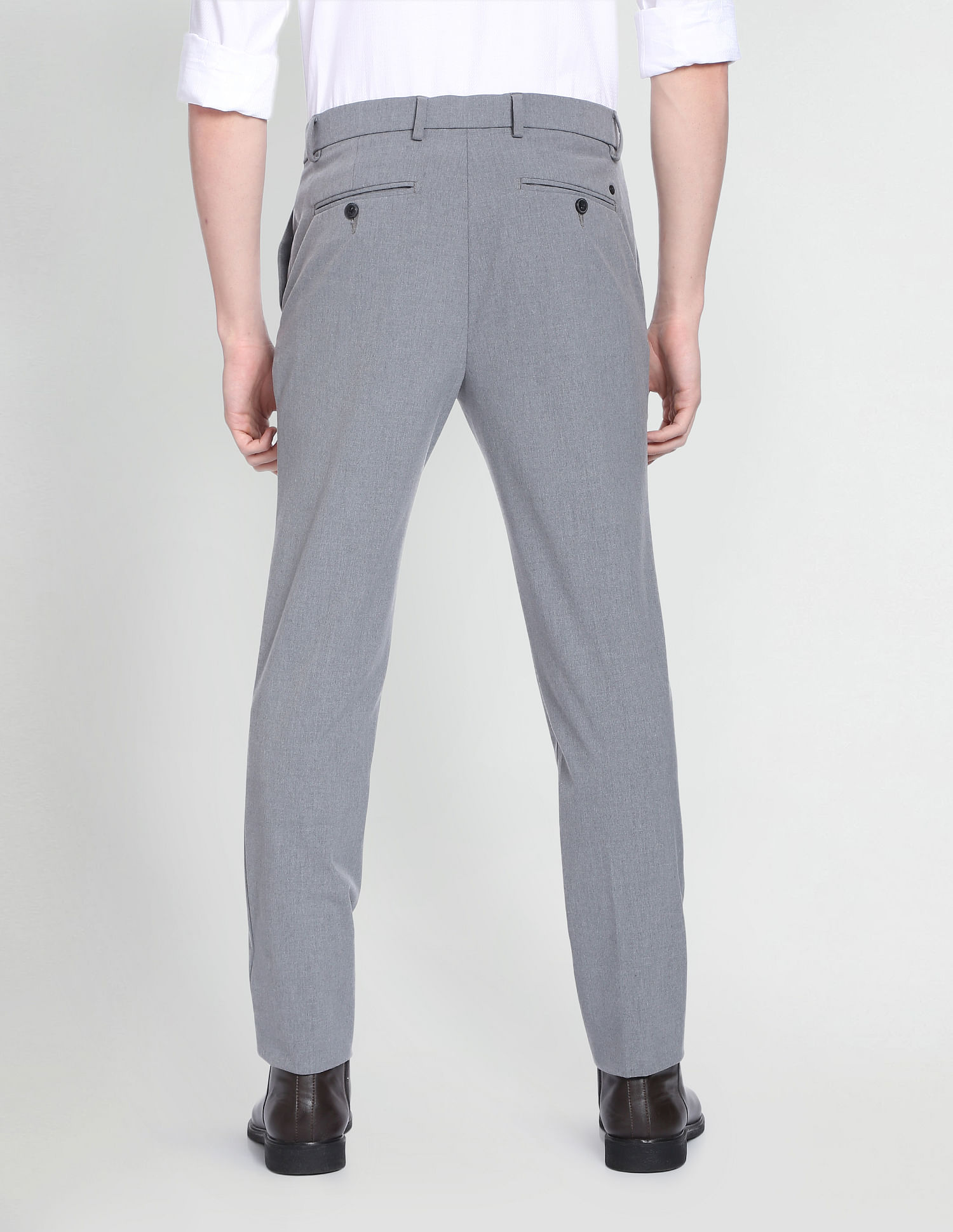 Buy Louis Philippe Navy Trousers Online - 808128 | Louis Philippe