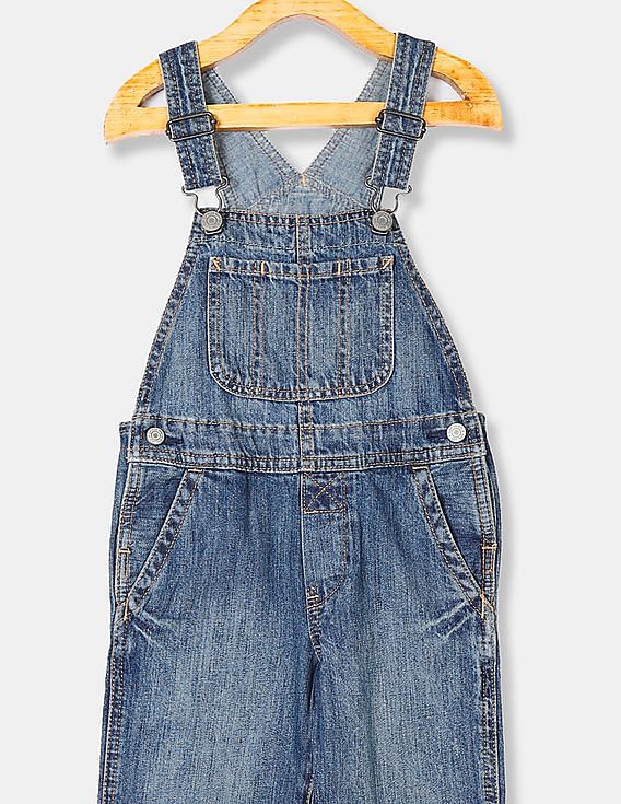 Gap denim best sale overalls