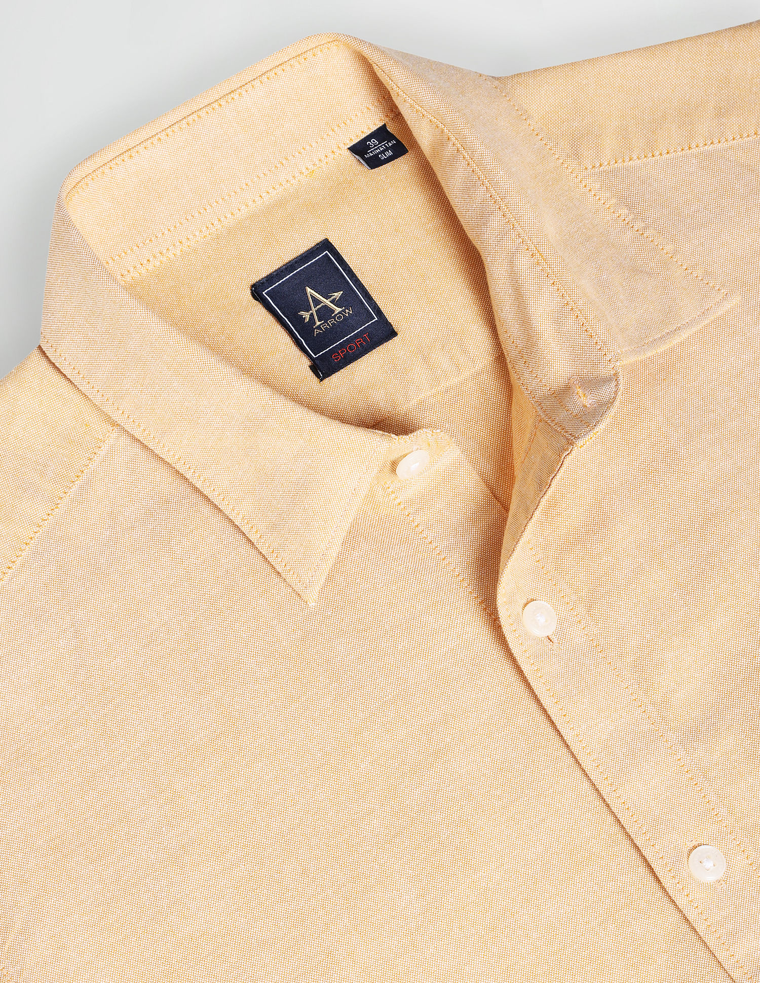 Arrow Sports Solid Slim Fit Casual Shirt