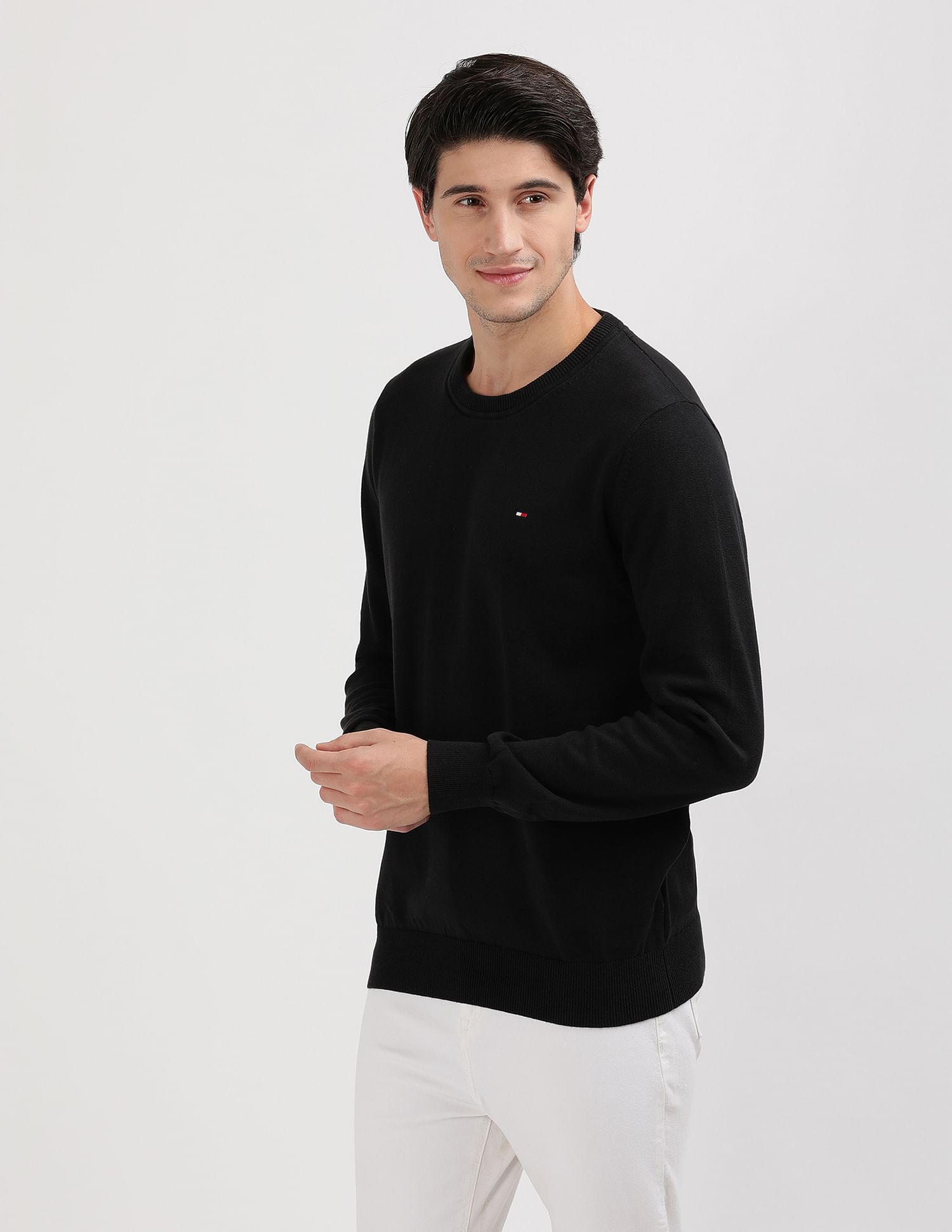 Tommy Hilfiger Crew Neck Long Sleeve Sweater