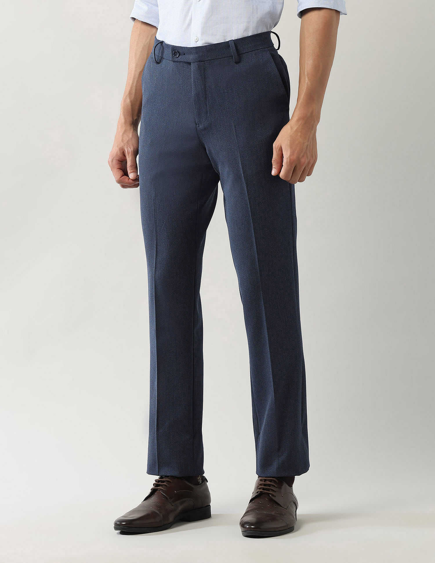 Arrow Bi-Stretch Smartflex Dobby Trousers