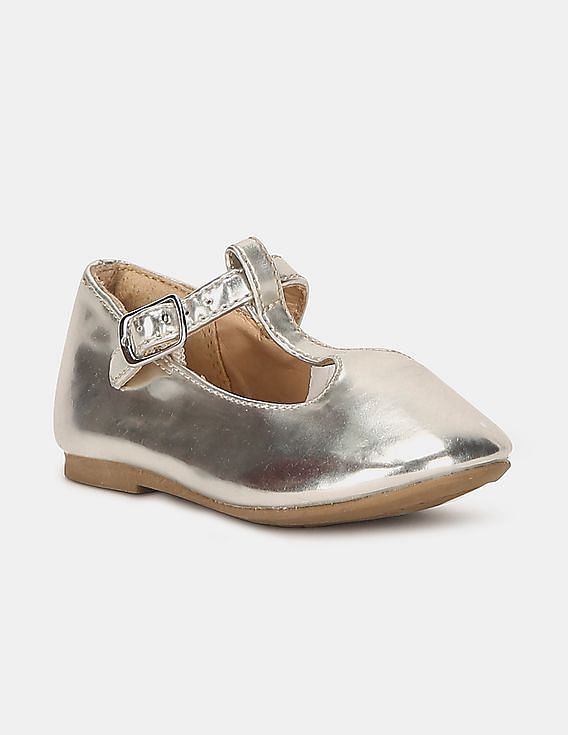 Silver best sale belly shoes