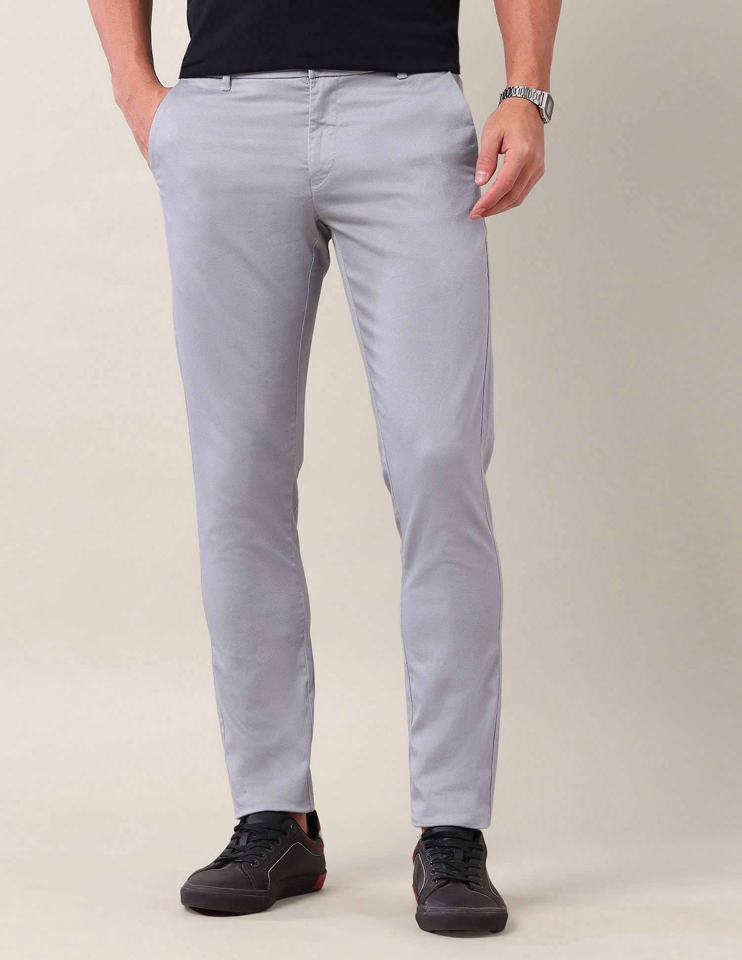 U.S. Polo Assn. Austin Slim Fit Satin Trousers