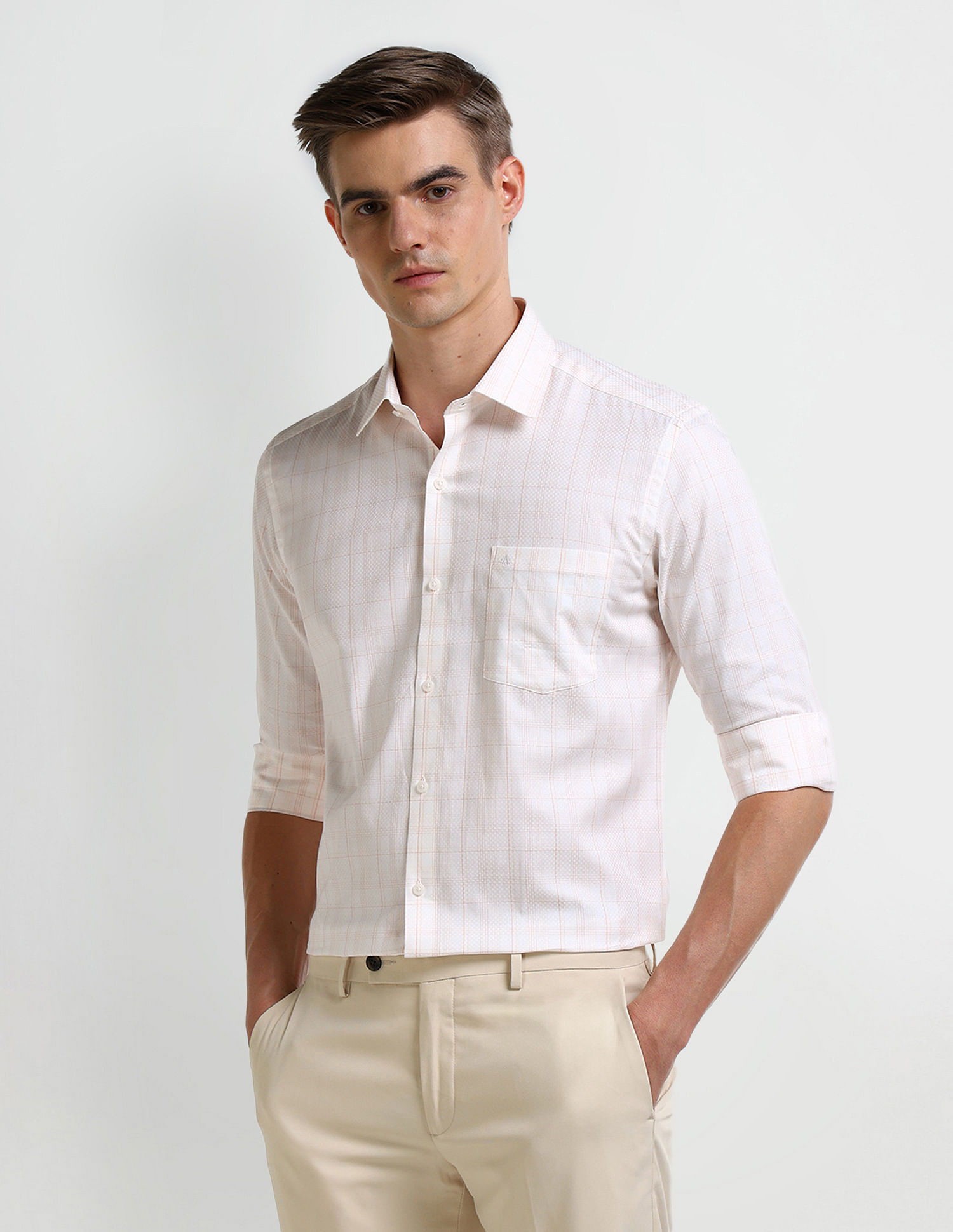 Arrow Tartan Checked Dobby Shirt