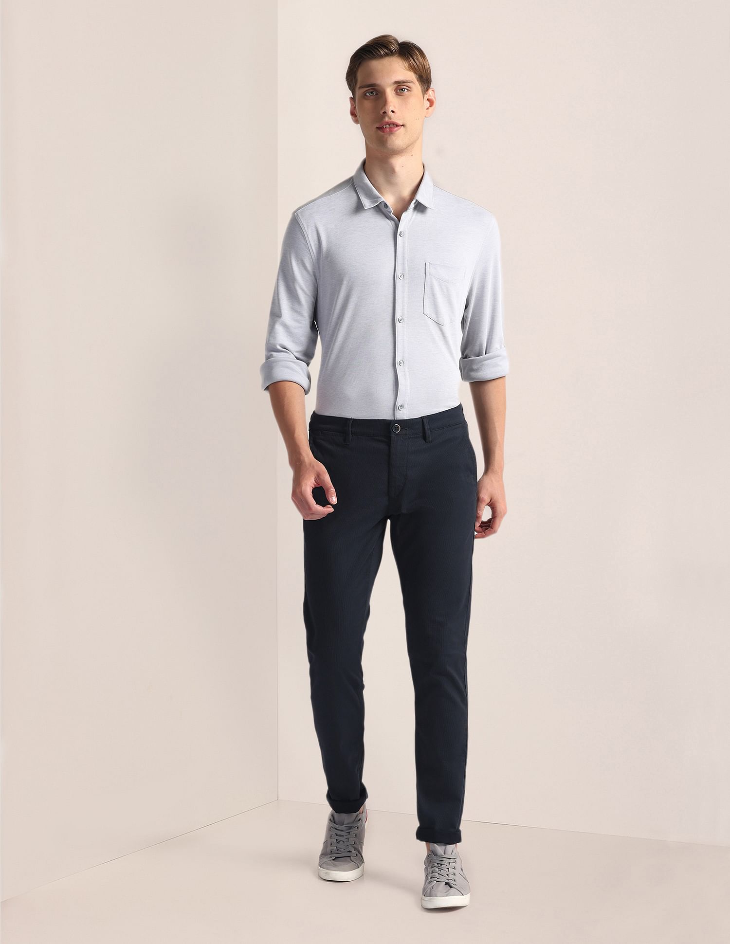 U.S. Polo Assn. Geometric Print Twill Trousers