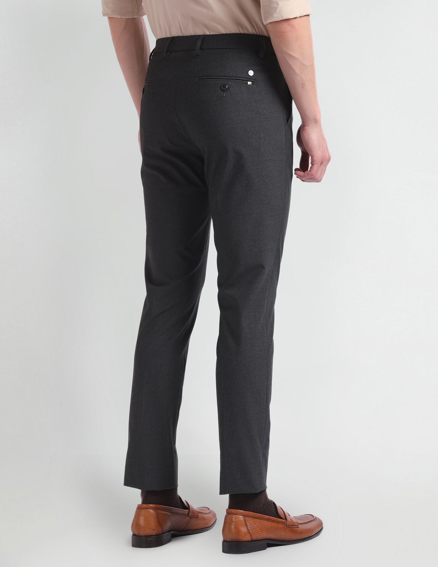 Arrow Newyork Mid Rise Super Slim Fit Trousers