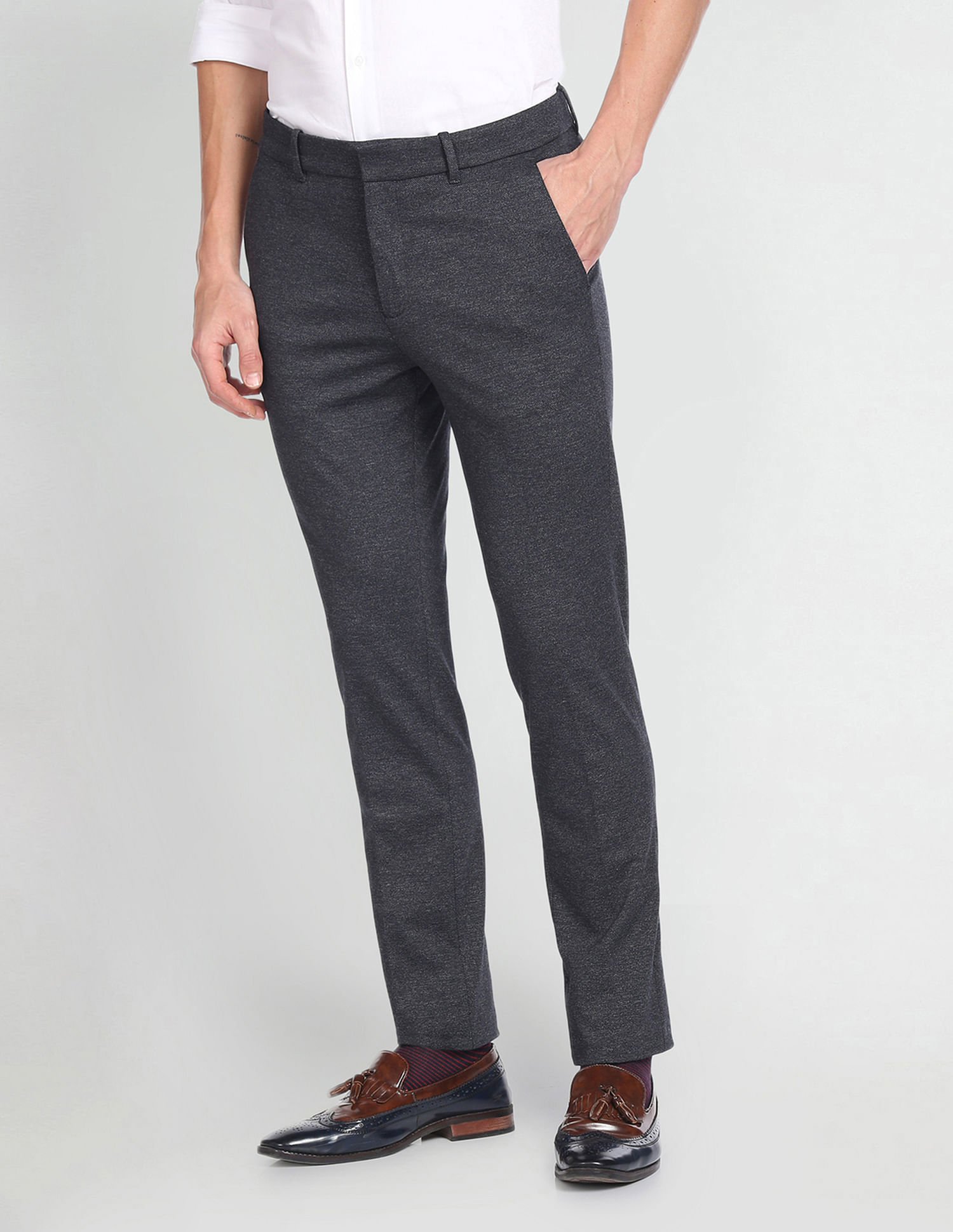 Arrow Newyork Super Slim Fit Autoflex Trousers