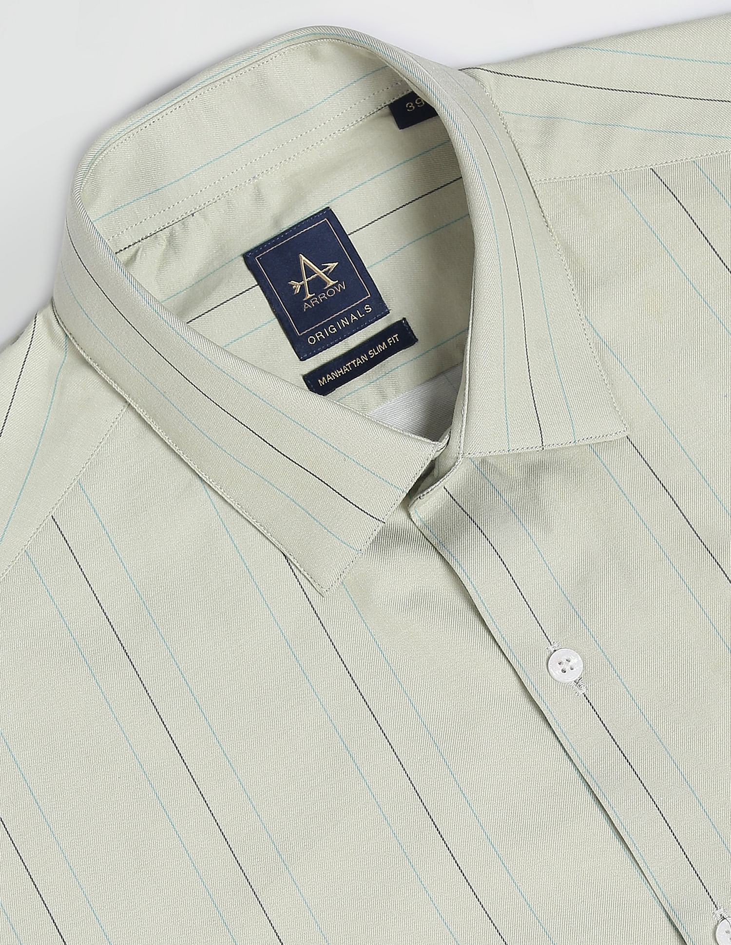 Arrow Manhattan Slim Fit Twill Formal Shirt