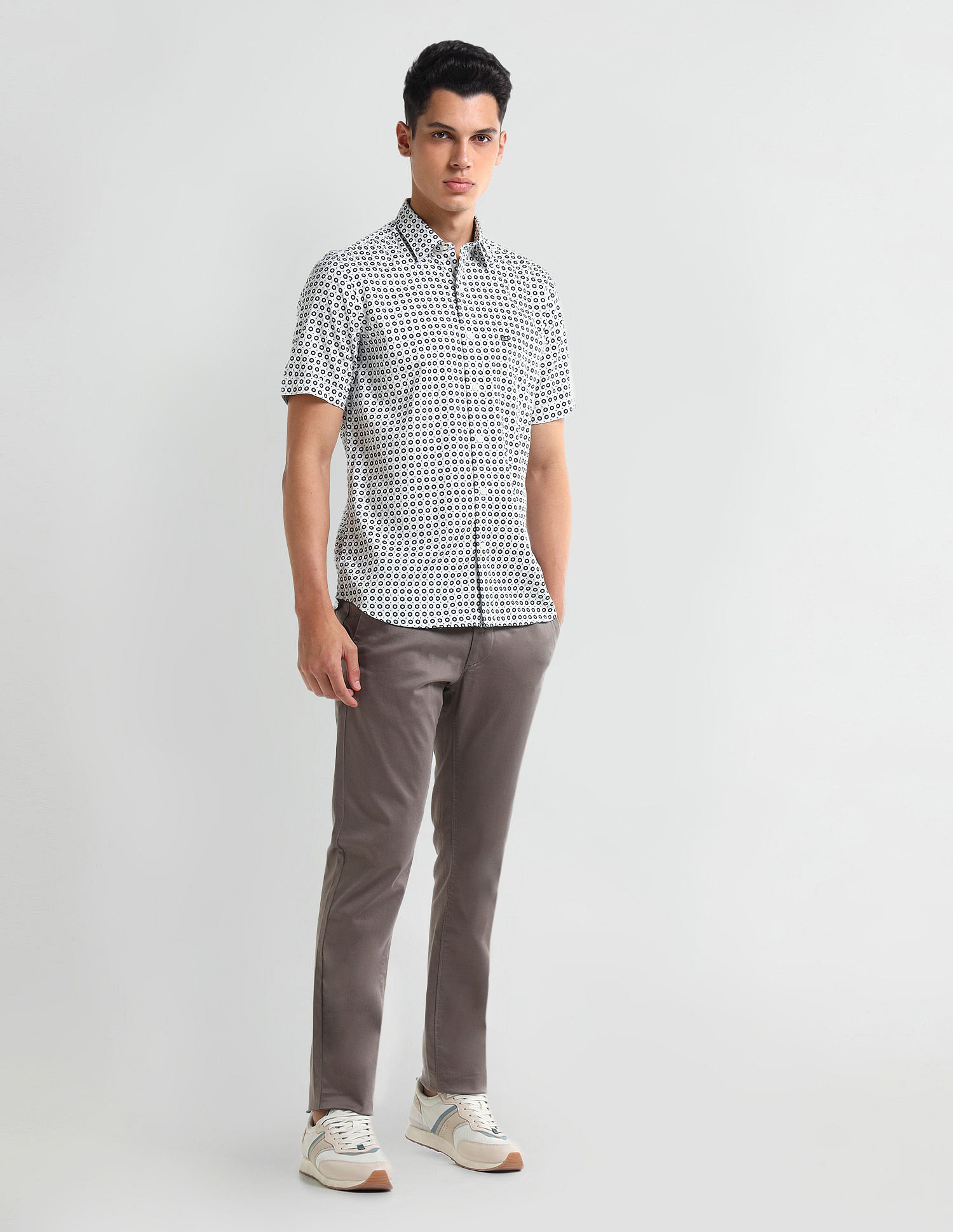 Arrow Sport Liberty Classic Regular Textured Shirt