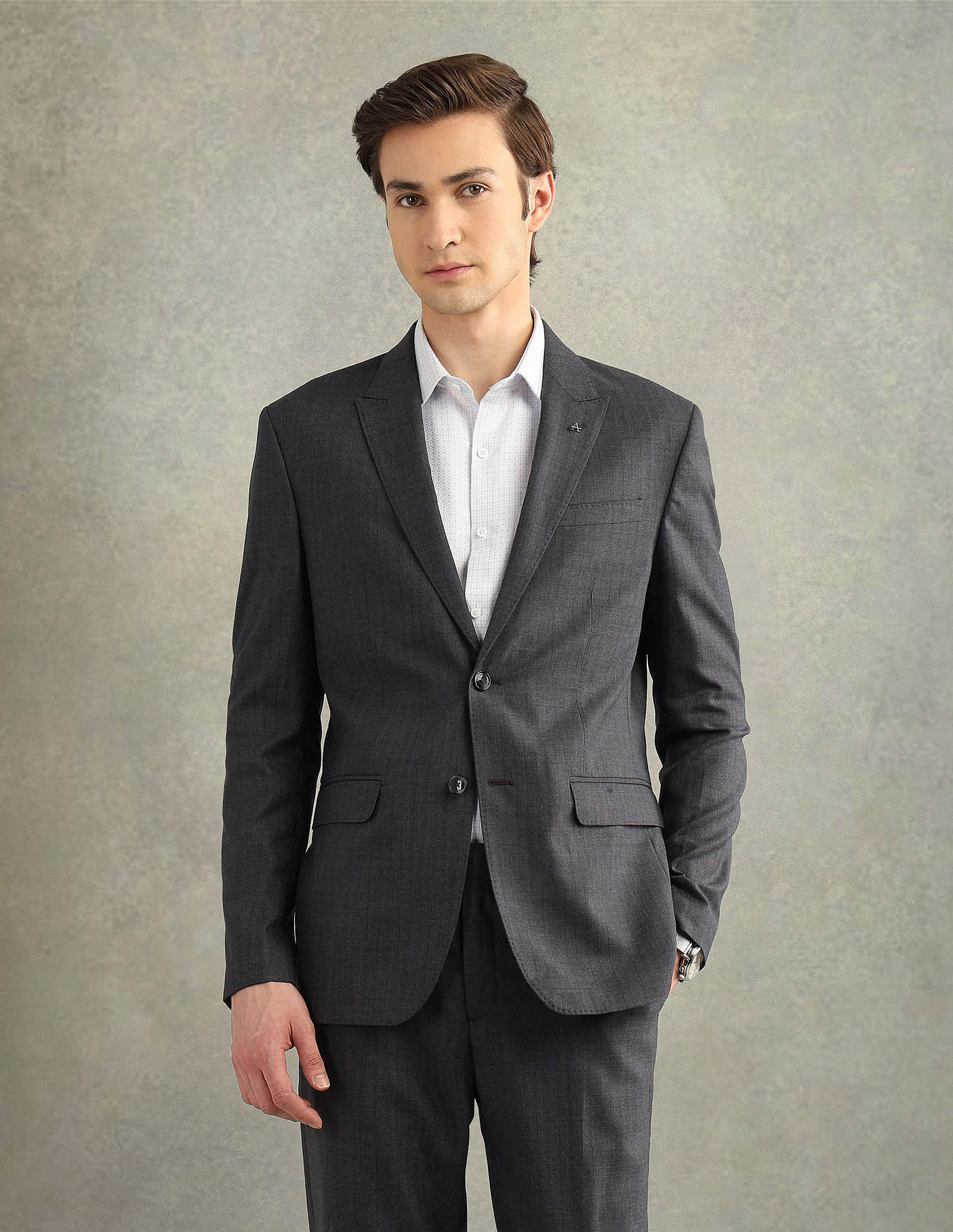 Arrow Vertical Striped Tailored Fit Suit