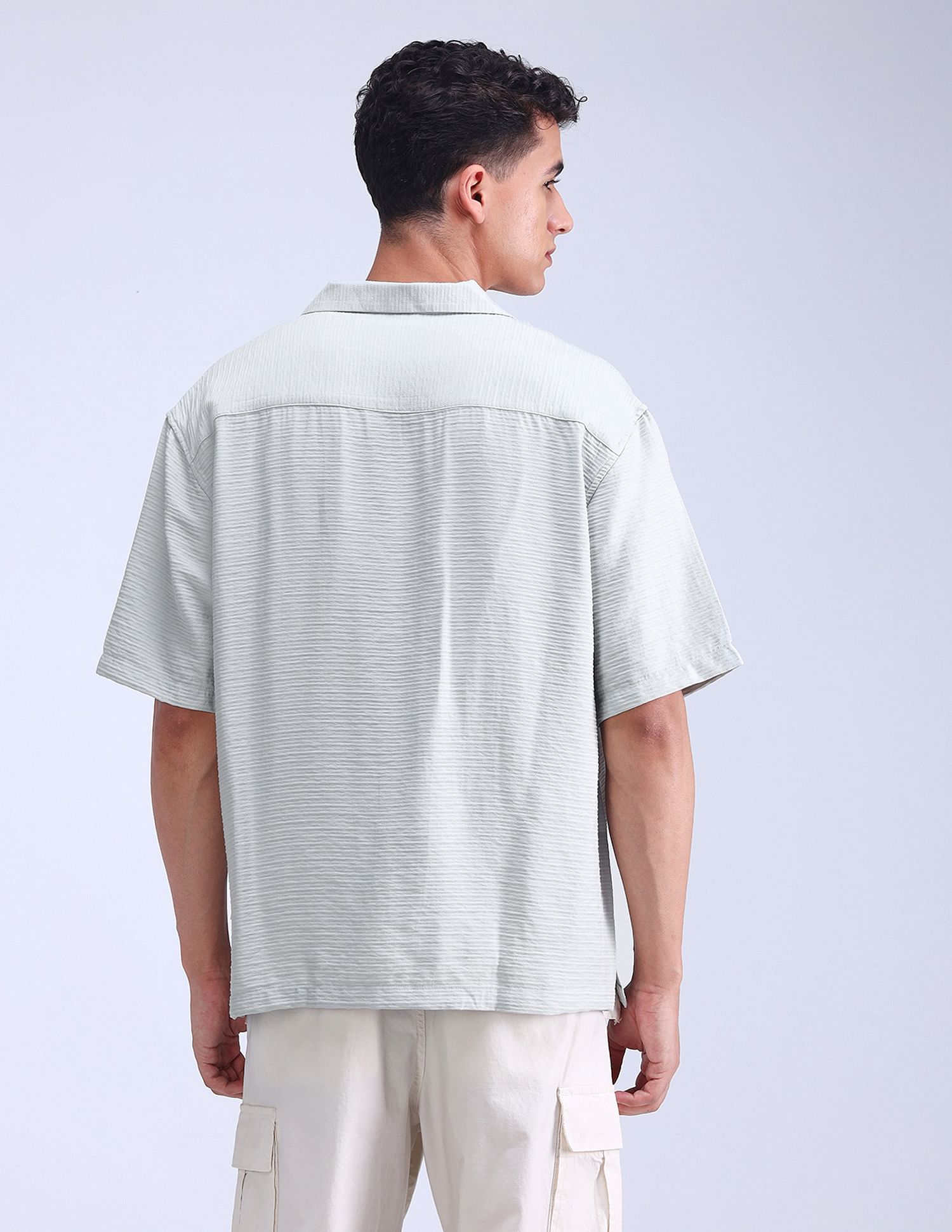 Flying Machine Oversized Fit Twill Shirt