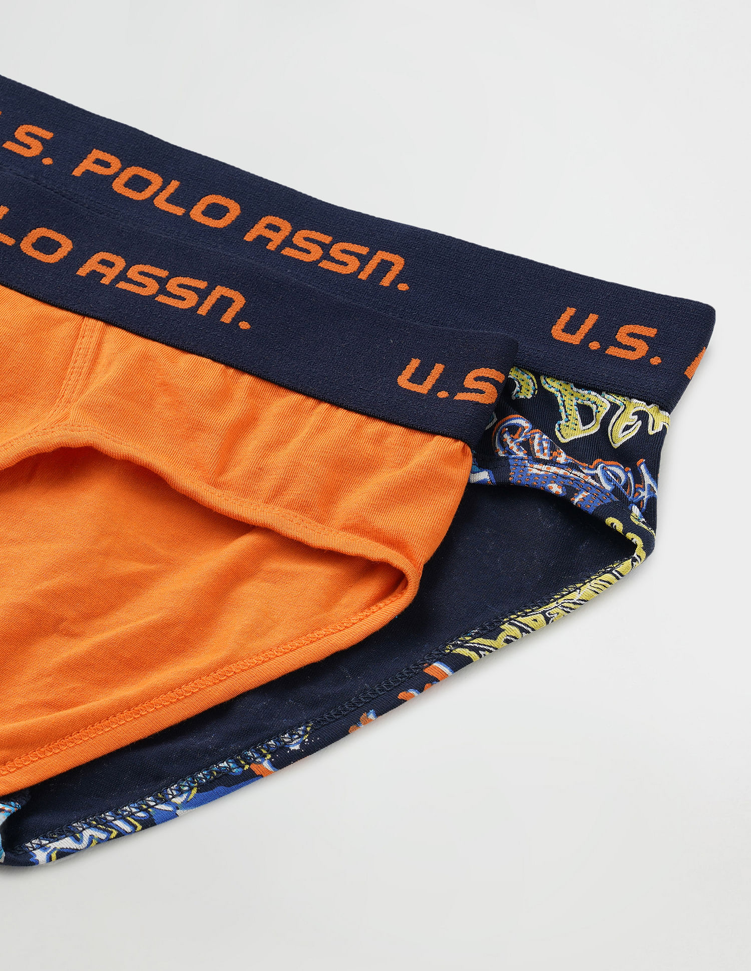 Buy USPA Innerwear Brushed Elastic Cotton Stretch IYAJ Briefs - Pack Of 2 -  NNNOW.com