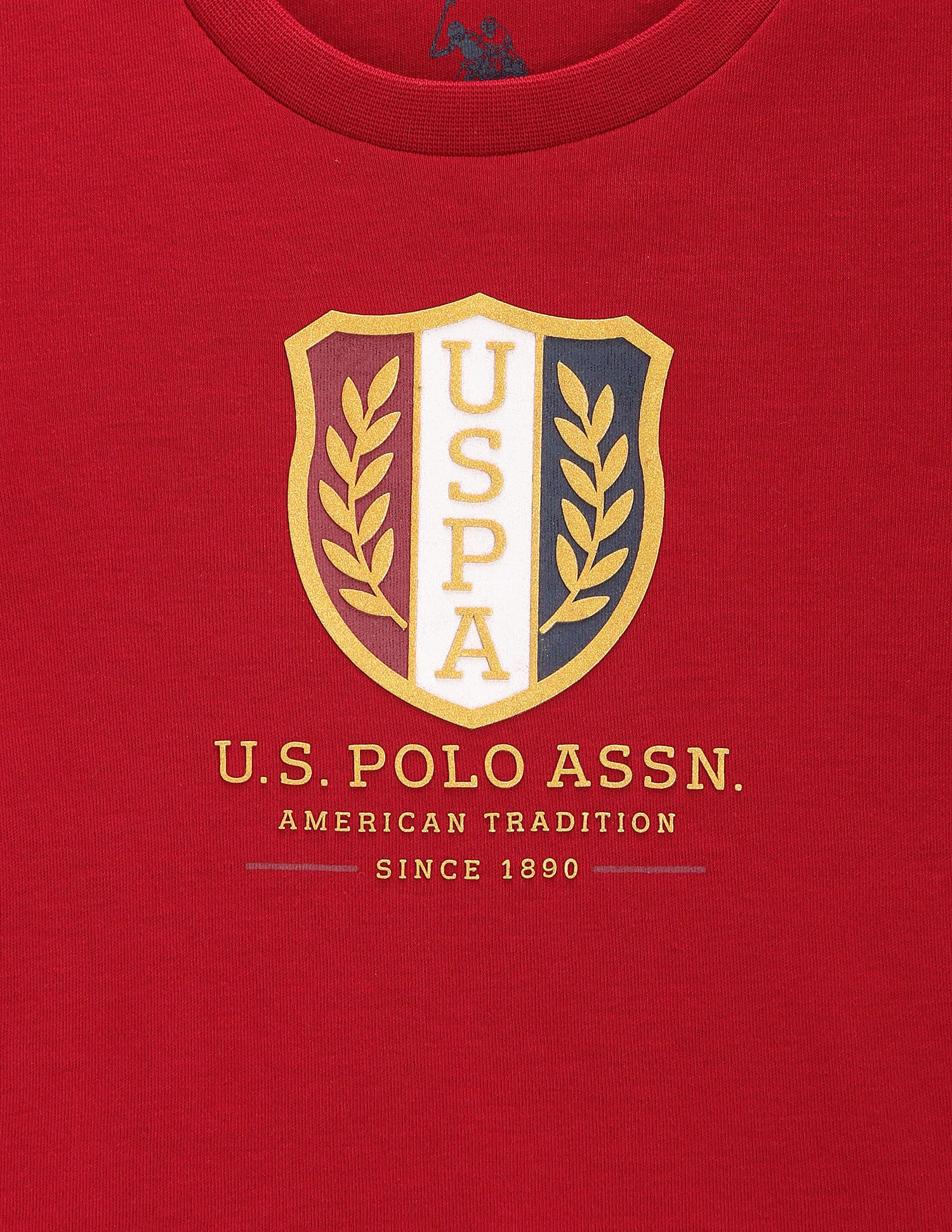 U.S. Polo Assn. Kids Boys Brand Print Cotton T-Shirt