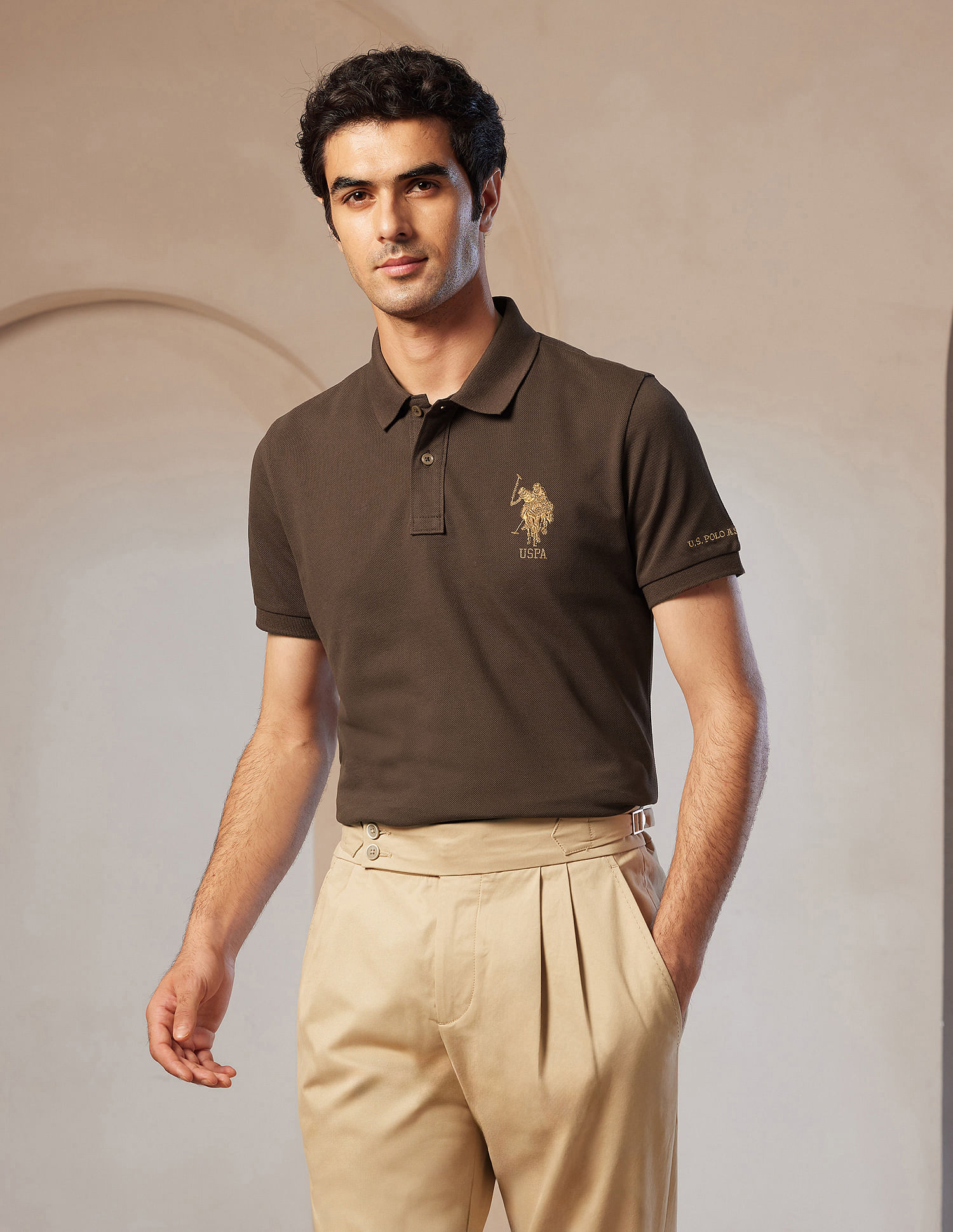 U.S. Polo Assn. Pacho X Slim Fit Cotton Polo Shirt