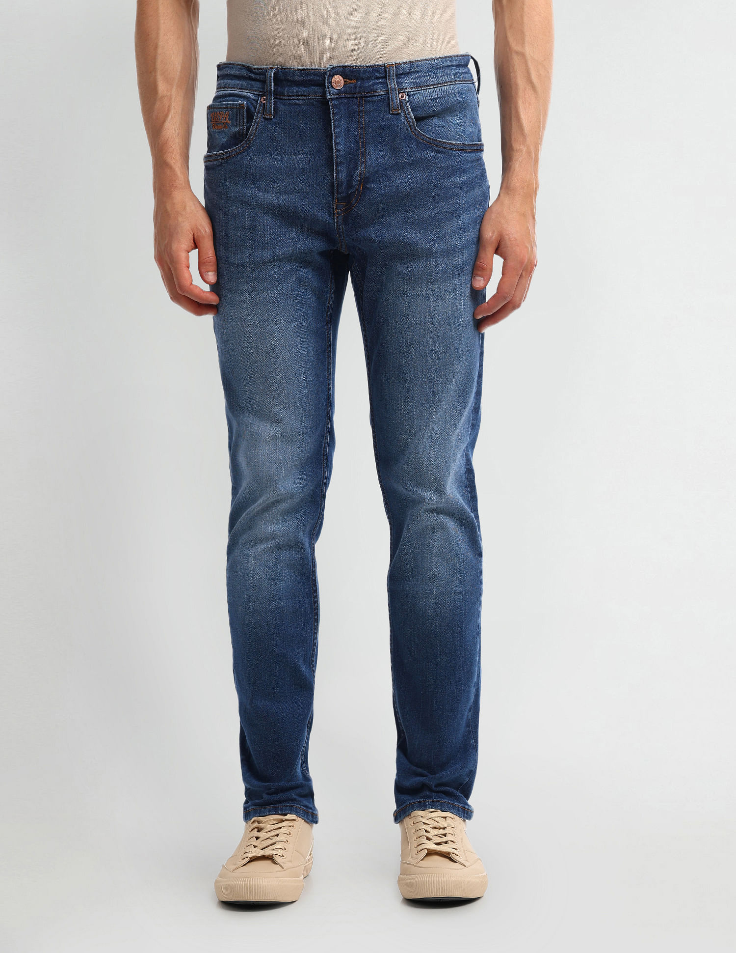 U.S. Polo Assn. Denim Co. Brandon Slim Fit Blue Jeans
