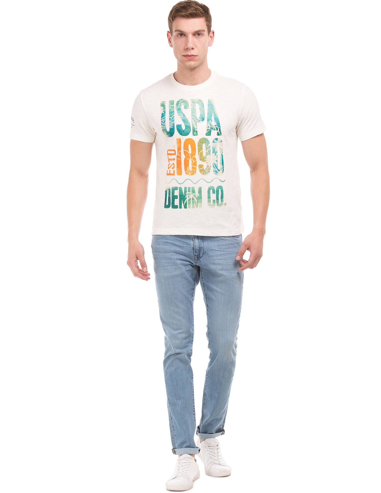 U.S. Polo Assn. Men Casual Wear Solid  Jean