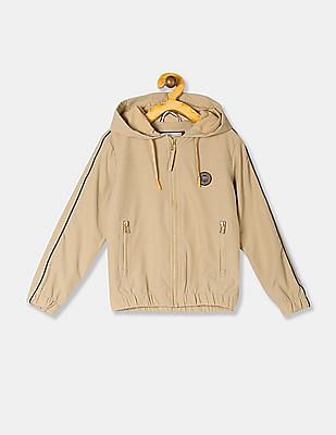 boys beige hoodie