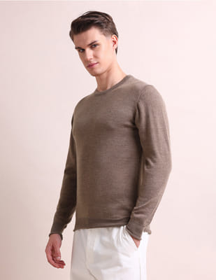 Buy Arrow Crew Neck Merino Cashmere Sweater - NNNOW.com