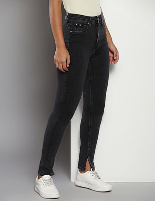 Calvin Klein Jeans High Rise Rinsed Skinny Jeans