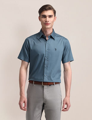 U S Polo Assn Tailored Fit Satin Shirt