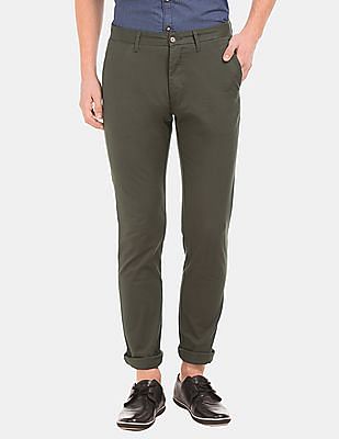 U S Polo Assn Mid Rise Slim Fit Chinos