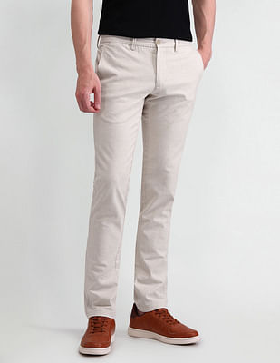 U S Polo Assn Denver Slim Fit Solid Trousers