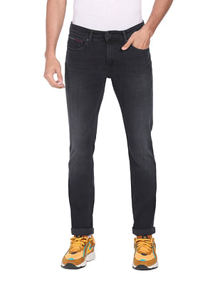 cheap black slim fit jeans